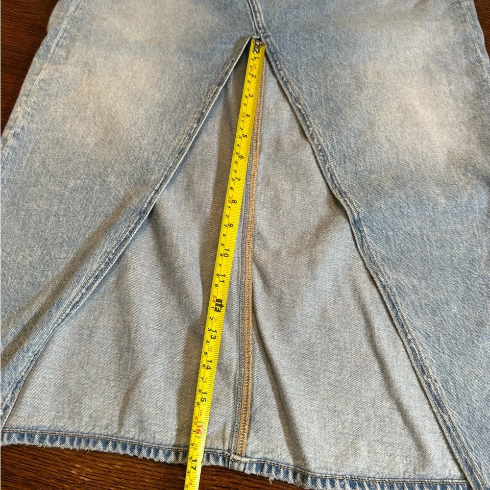 American Eagle Outfitters Light Blue Denim Skirt - Picture 3 of 5